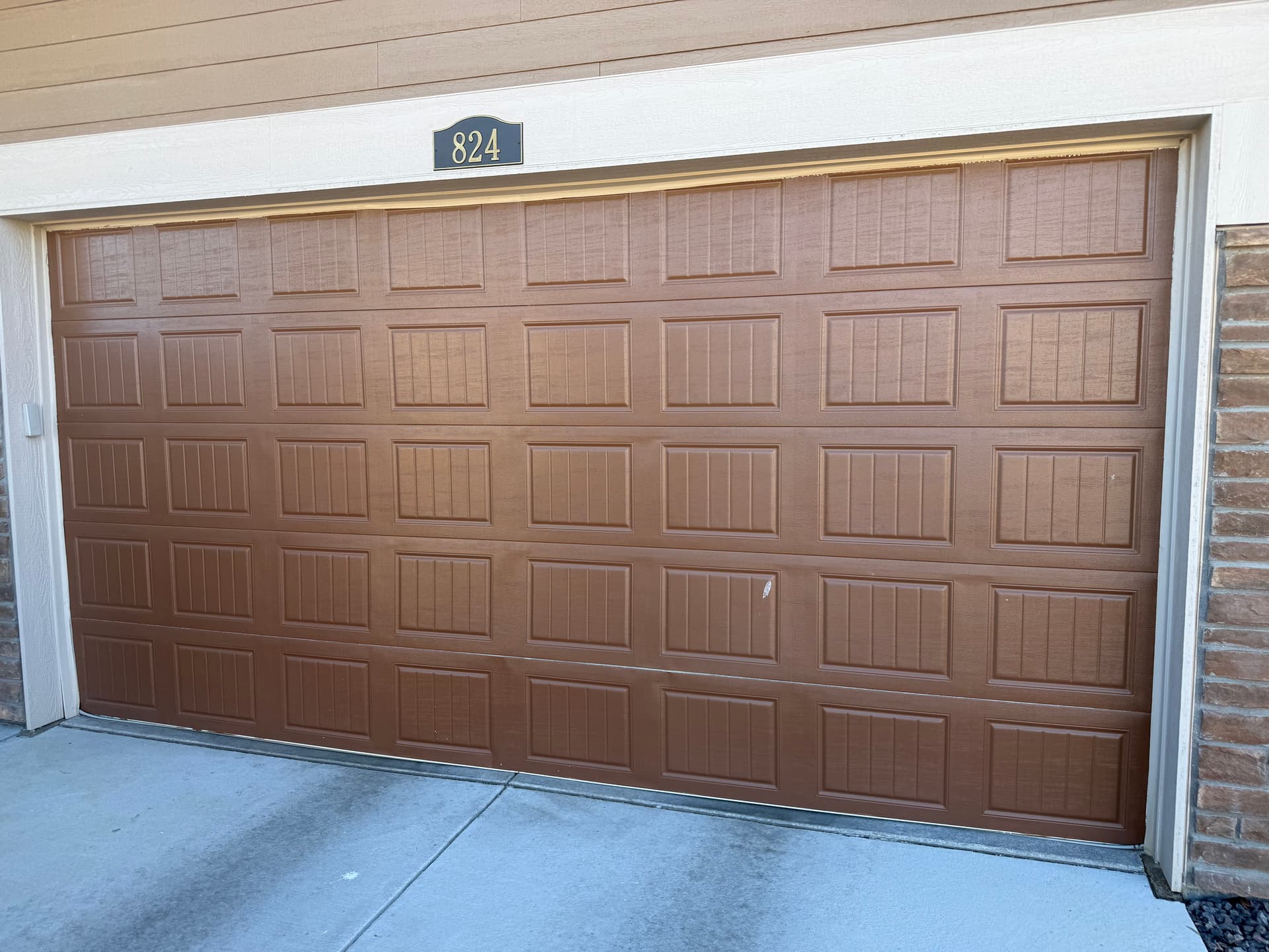 Gallery photos for Garage Door Upgrade After Accident: Image #1