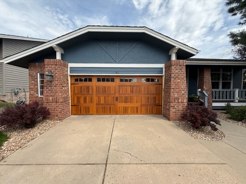 Project Stunning CHI Cedar Garage Door Transformation image